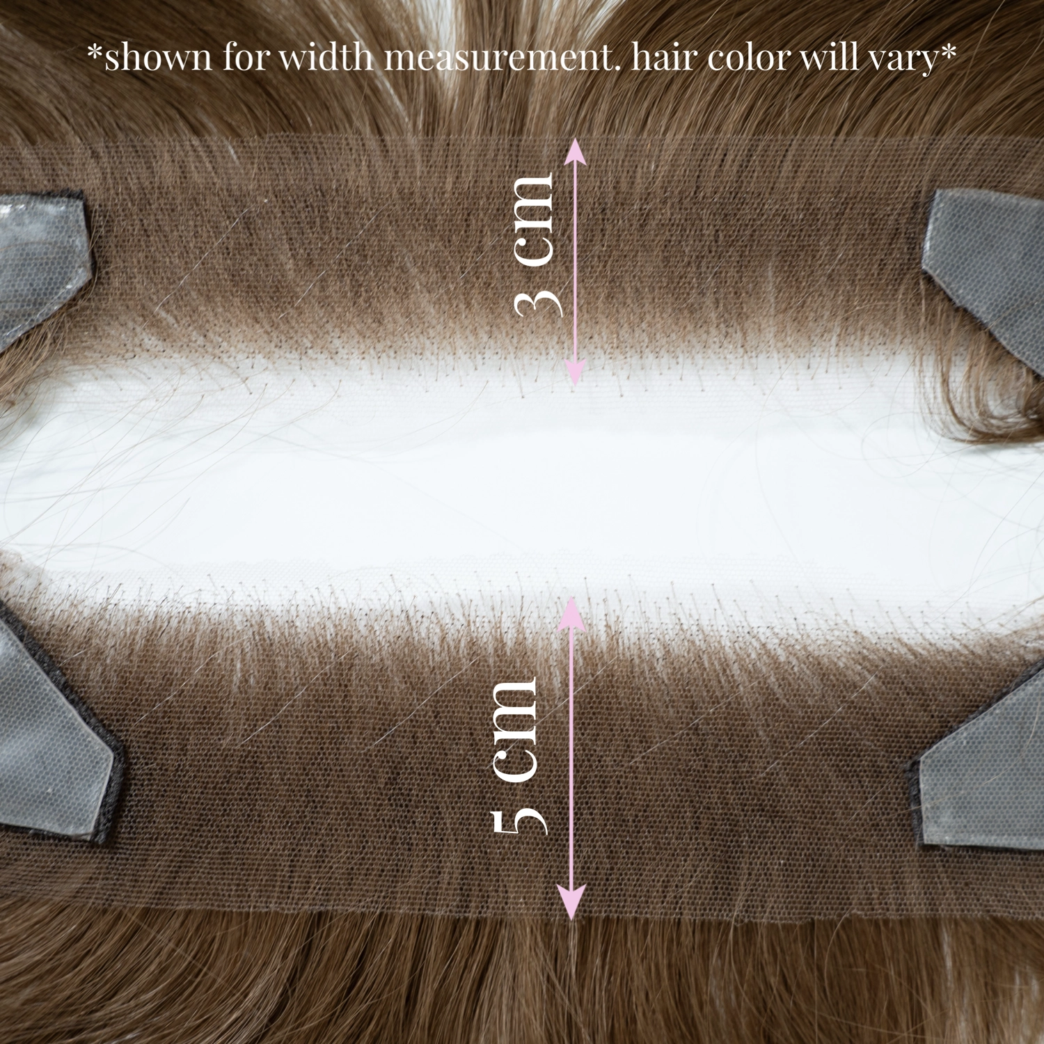 10" Hairline Topper #12 Warm Light Brown