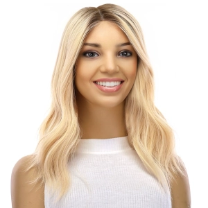 16" Divine Lace Top Wig Warm Platinum Blonde