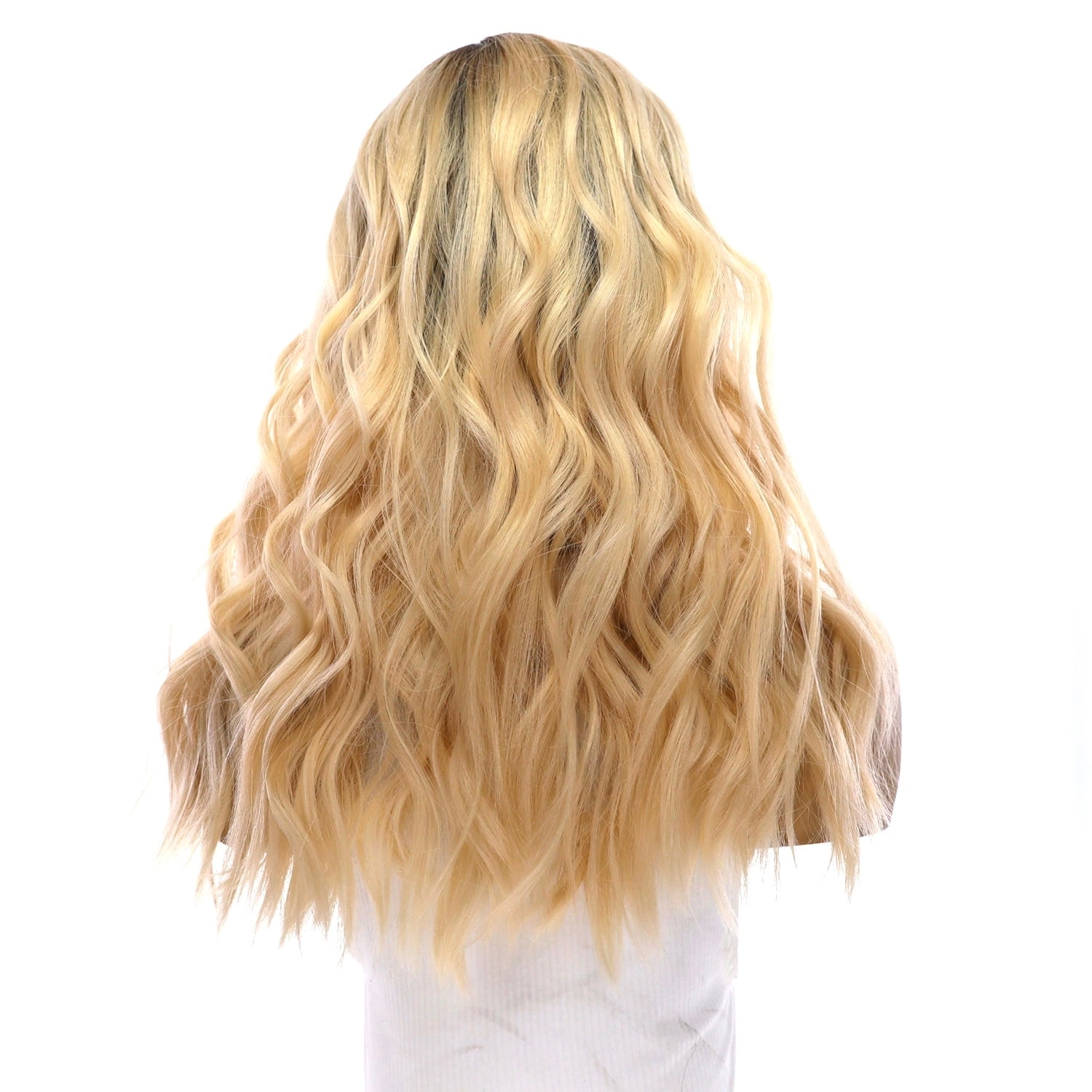 20" Divine Lace Top Wig Warm Platinum Blonde