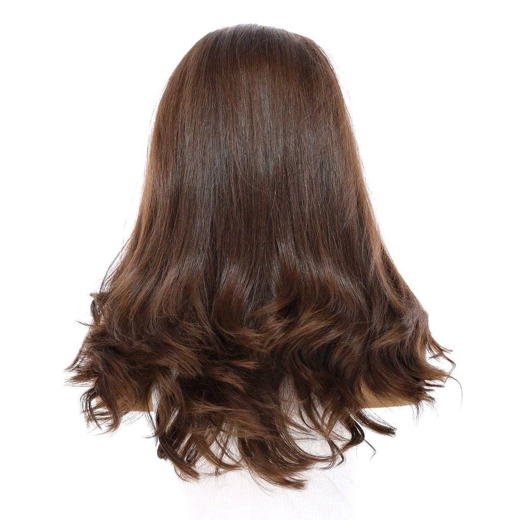 20" Secret Lace Top Wig #5 Warm Dark Brown