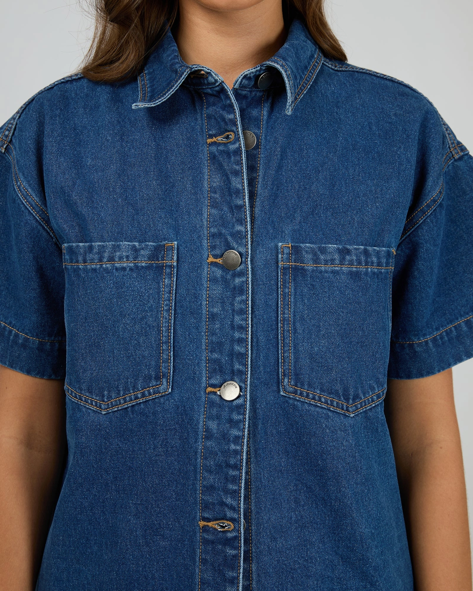 All About Eve Simi Denim Shirt Heritage Blue