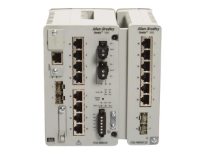 Allen-Bradley Stratix 5800 1783-MMS10 - Switch - managed - 8 x 10/100/1000   2 x Gigabit SFP - DIN rail mountable - DC power
