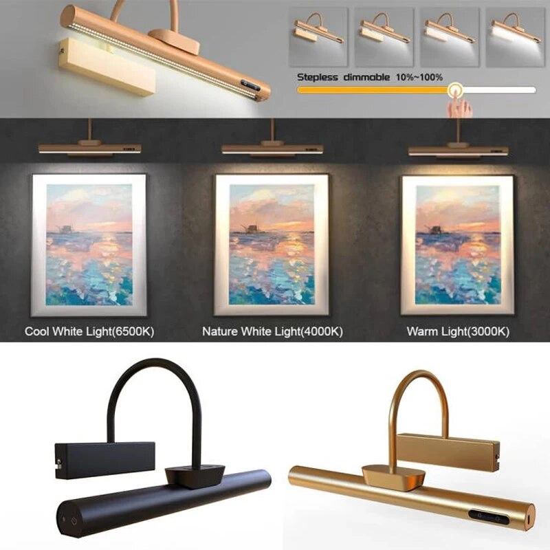 Aluminum Rechargeable Wall Lamp