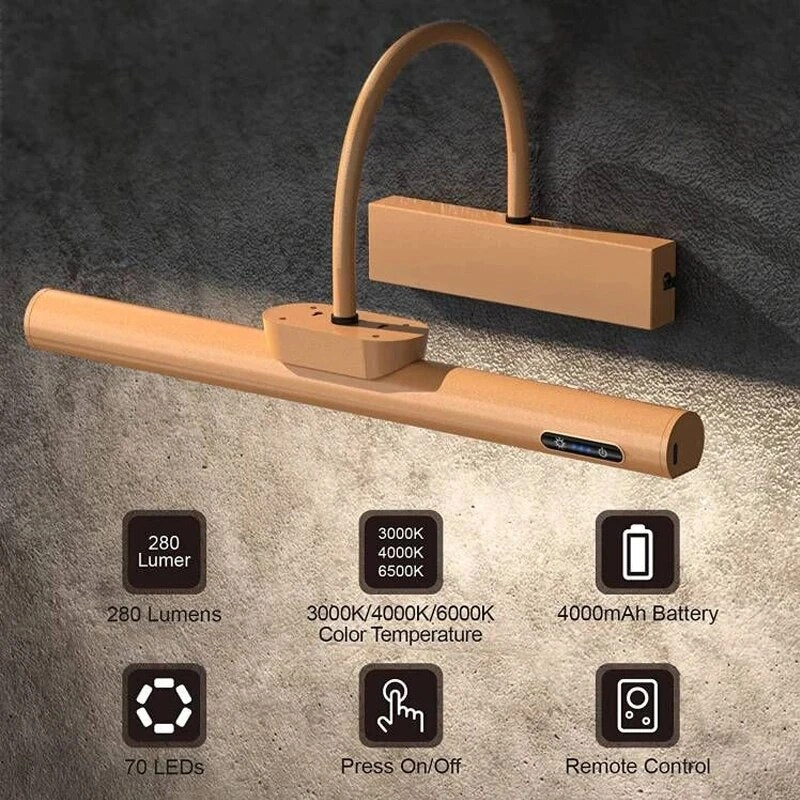 Aluminum Rechargeable Wall Lamp