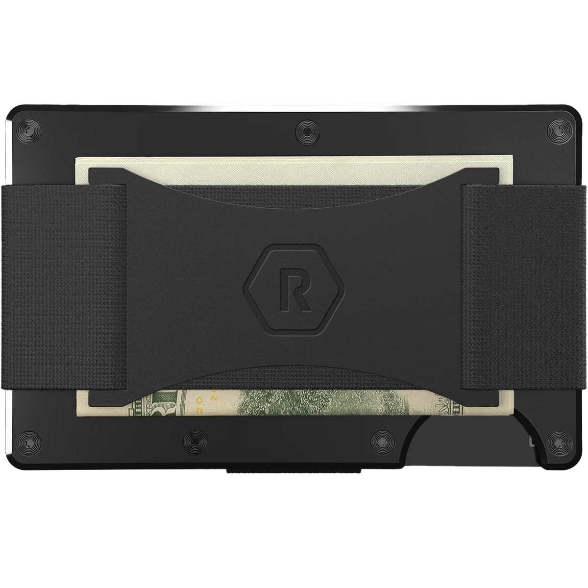 Aluminum Wallet with Cash Strap