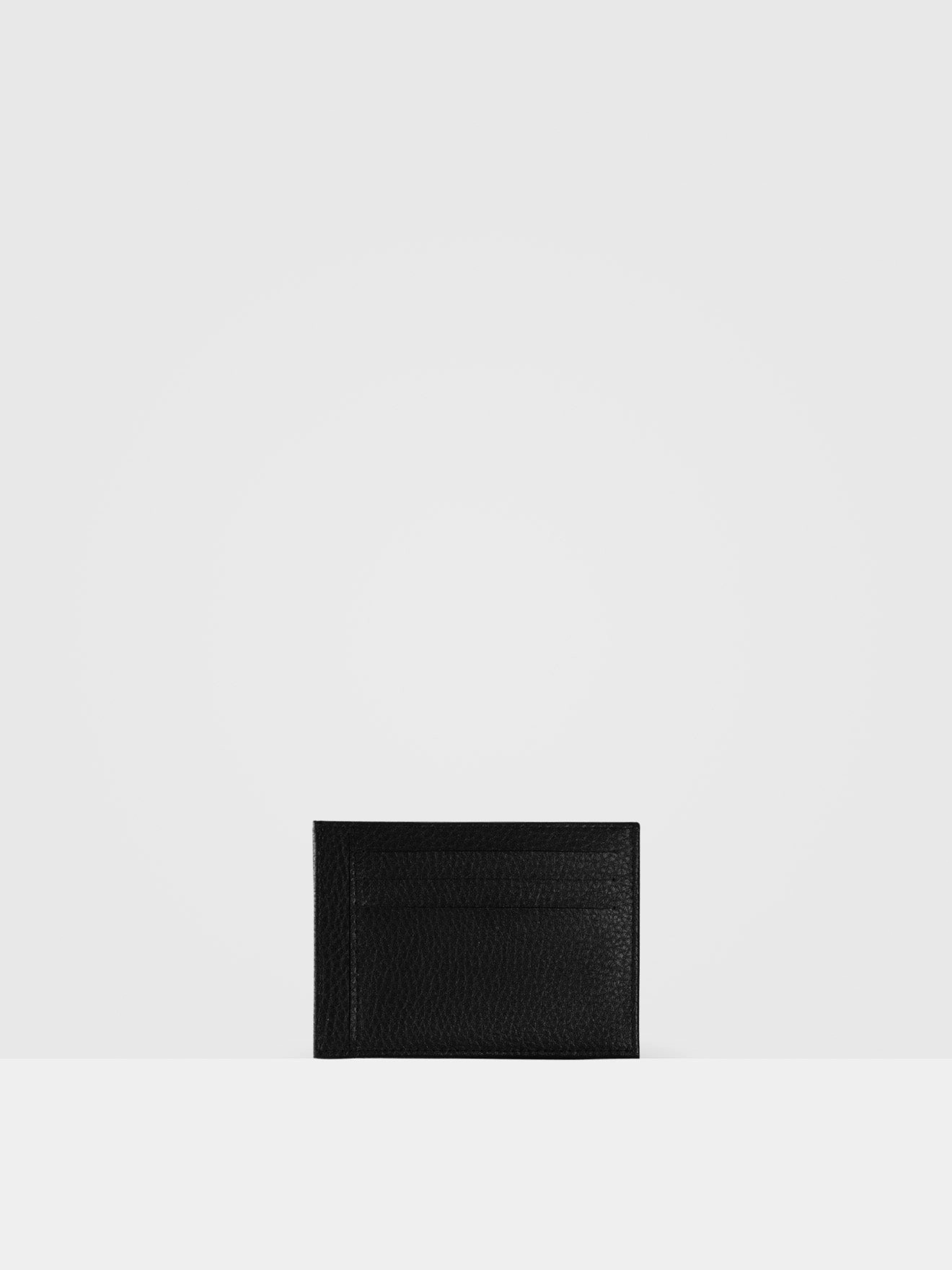 Ash MIRUM® Leather Vegan Cardholder | Black & Gold