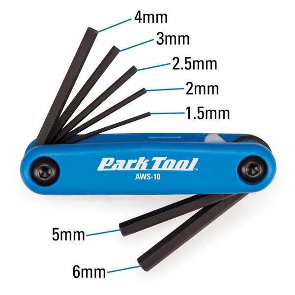AWS-10 Fold-Up Hex Wrench Set