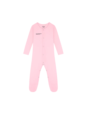 Baby 365 Lightweight Babygrow—magnolia pink