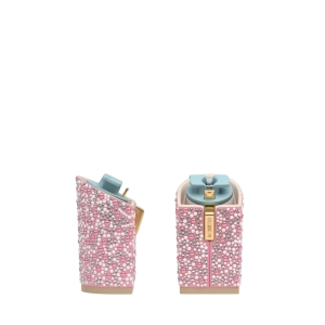 Block Heel Kit 4 Pink Pearl & Rhinestone
