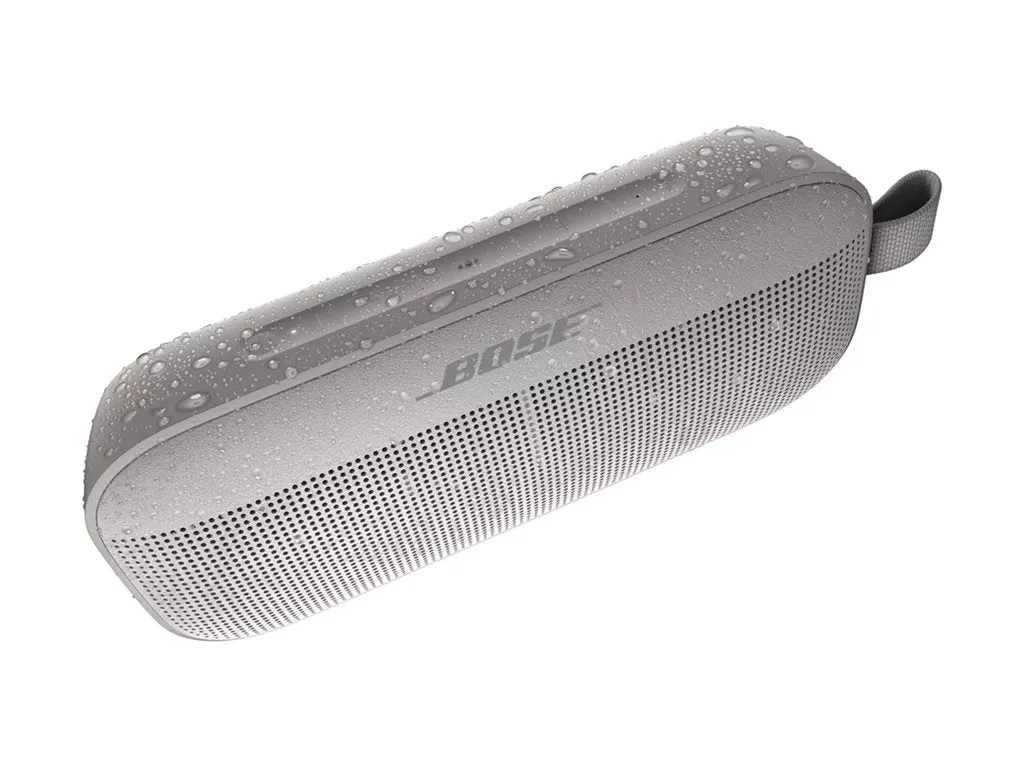 Bose SoundLink Flex - Speaker - for portable use - wireless - Bluetooth - App-controlled - smoke white 865983-0500