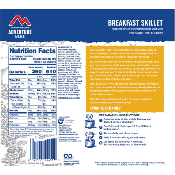 Breakfast Skillet (2 Servings)