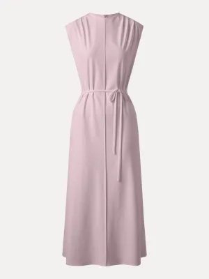 Breezy Easy Crewneck Zippered Midi Dress