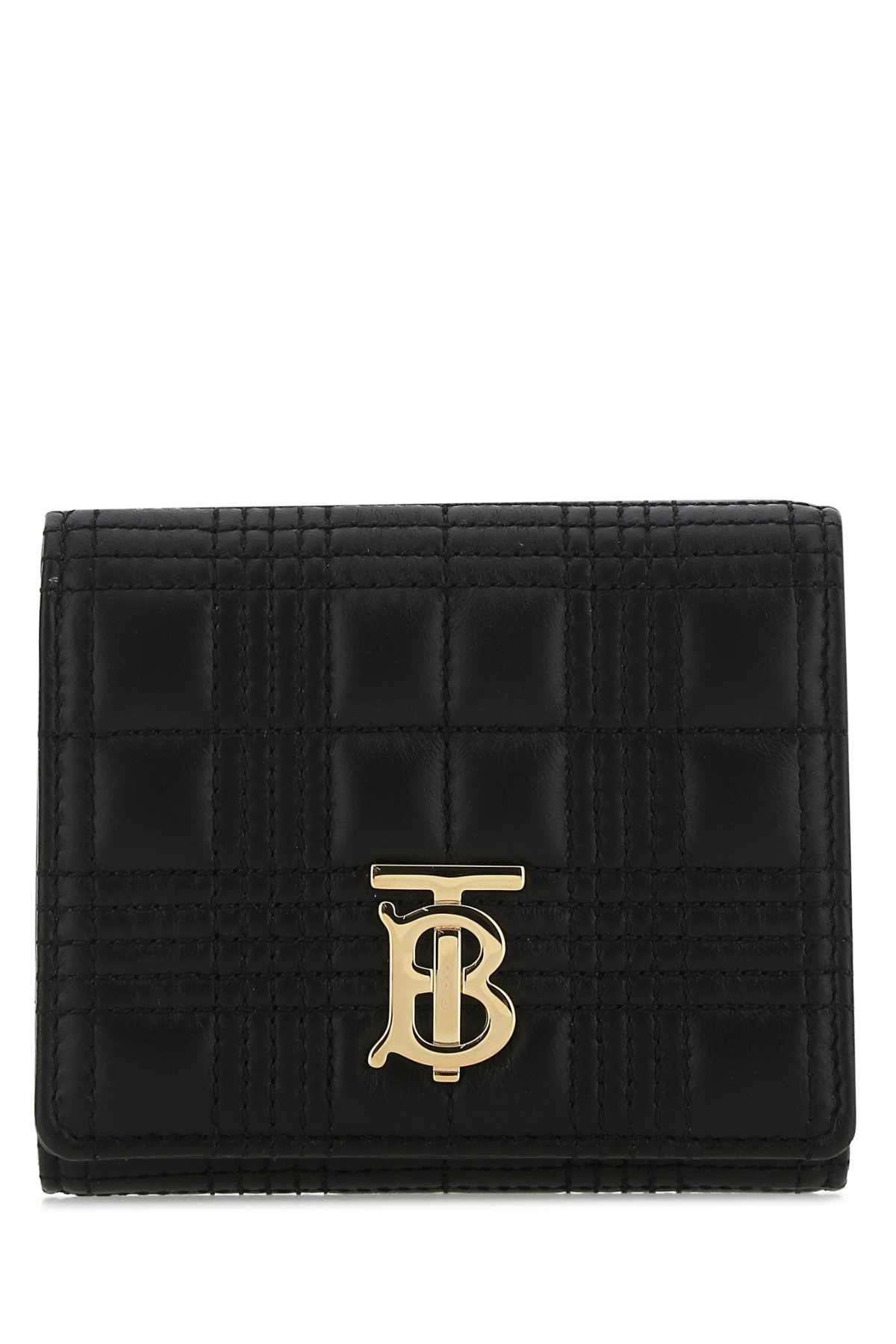 Burberry Lola Logo Plaque Compact Wallet