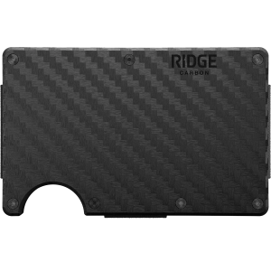 Carbon Fiber Wallet with Cash Strap