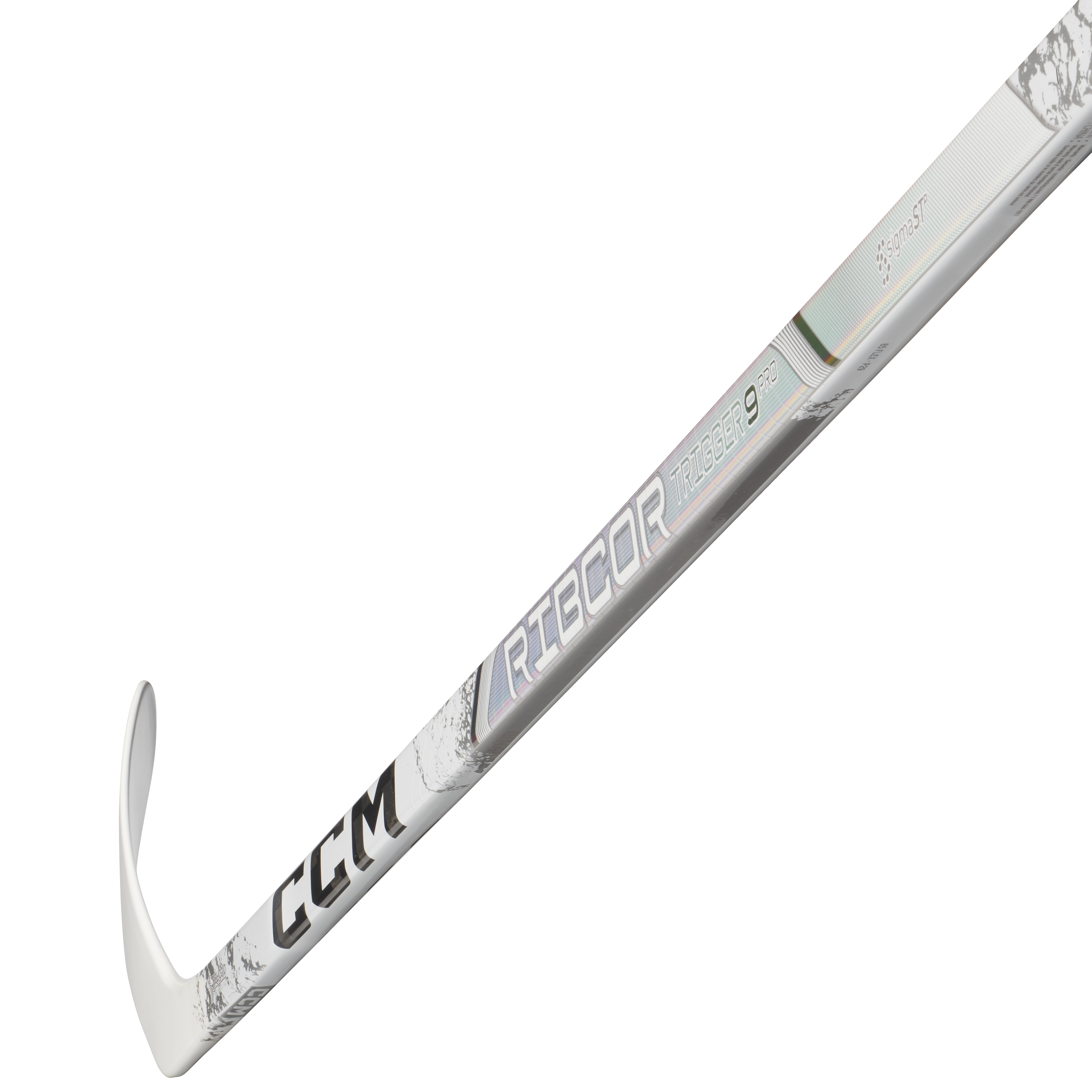 CCM Ribcor Trigger 9 Pro (WHITE) Hockey Stick - Intermediate