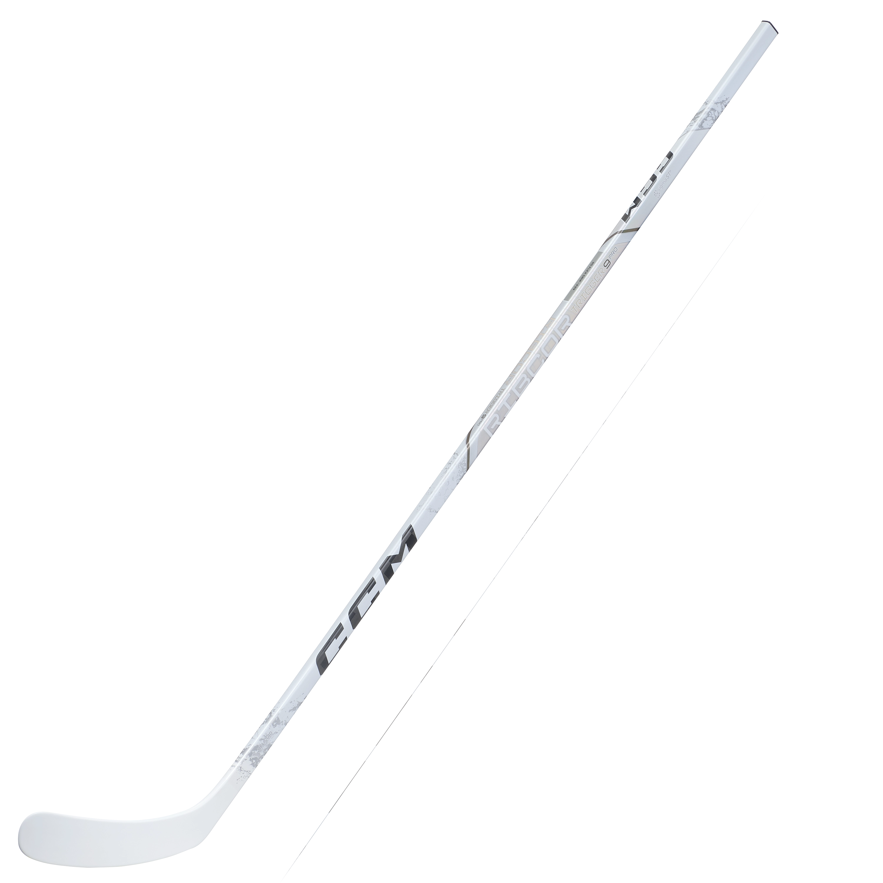 CCM Ribcor Trigger 9 Pro (WHITE) Hockey Stick - Intermediate