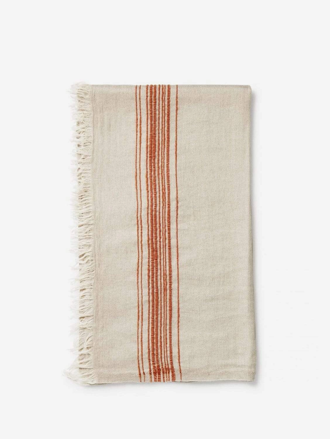 Ceren Linen & Cotton Vegan Peshtemal | Ink or Tan