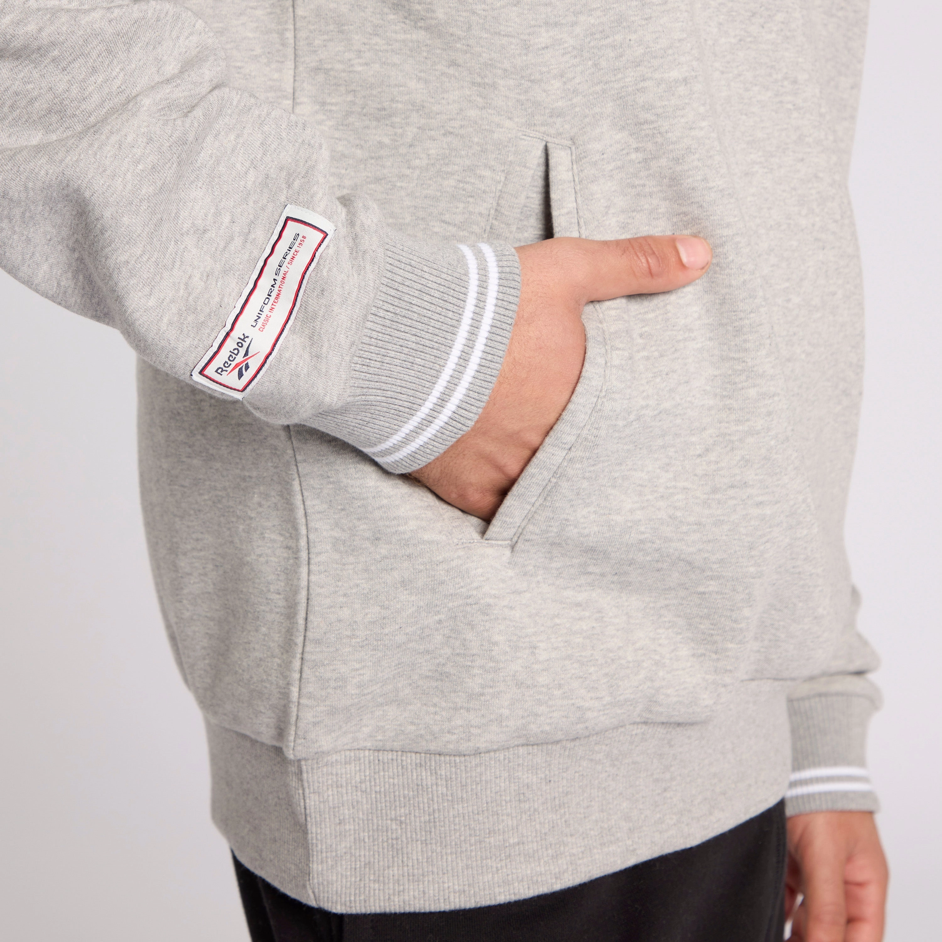 Classics Uniform Hoodie Med Grey Heather/Med Grey