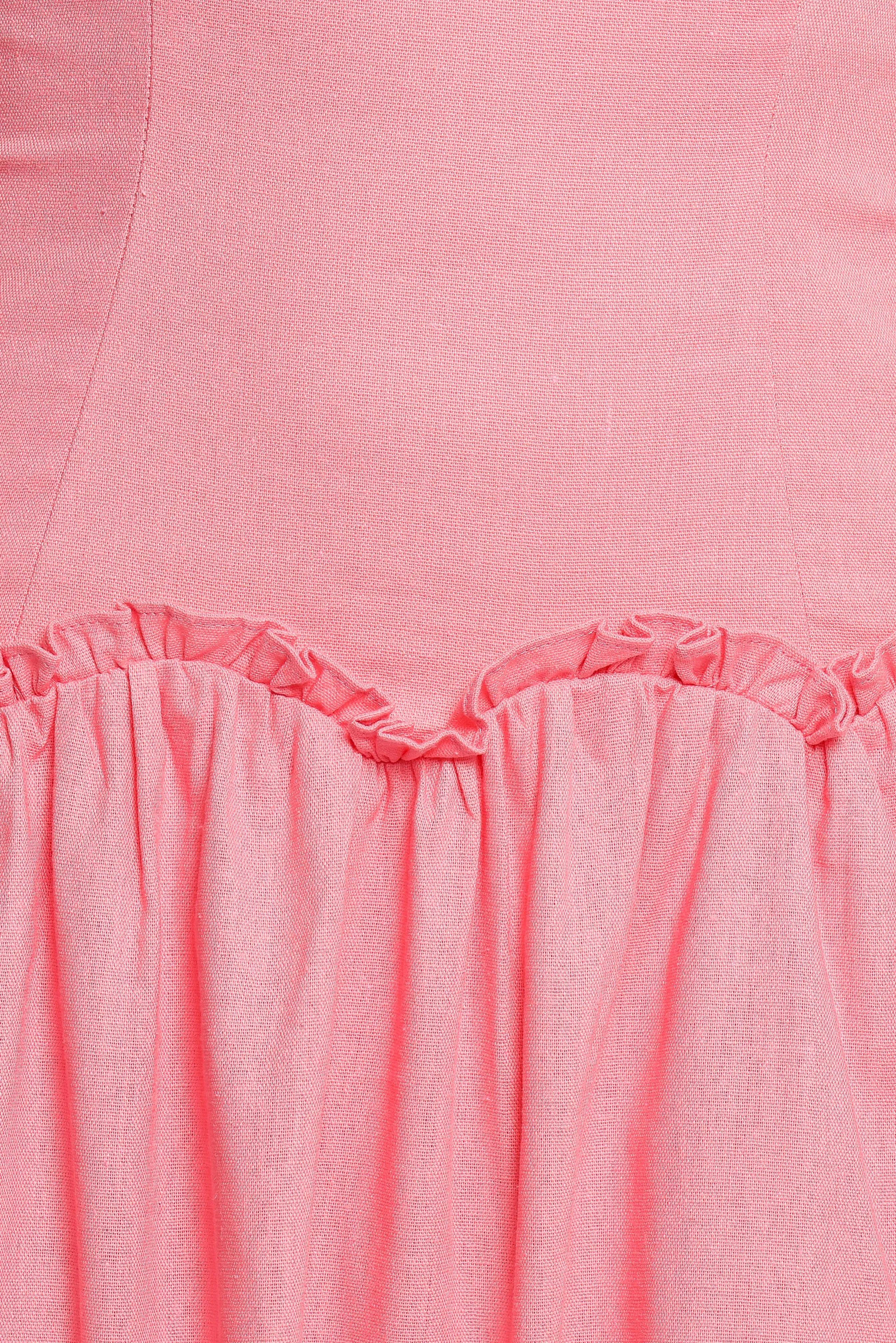 Clover Midi Dress - Pink