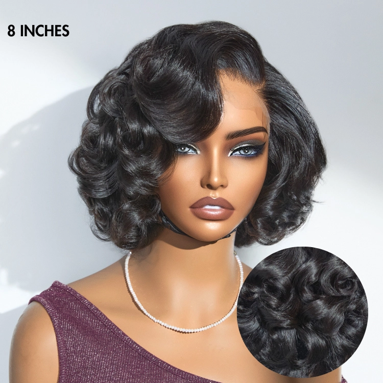 Crazy Wednesday | 1 SEC INSTALL WIG | Mature Boss Brown Ombre Highlight / Natural Black / Salt and Pepper Loose Wave Glueless Minimalist HD Lace Wig