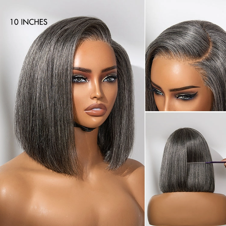 Crazy Wednesday | Silky Blunt Cut Bob Snugfit Glueless Minimalist HD Lace Short Wig Pre-Cut Lace
