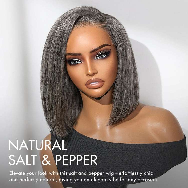 Crazy Wednesday | Silky Blunt Cut Bob Snugfit Glueless Minimalist HD Lace Short Wig Pre-Cut Lace