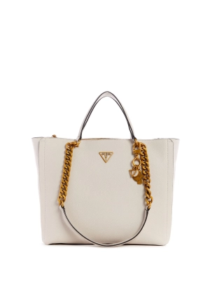 Cream Destiny Society Tote Bag