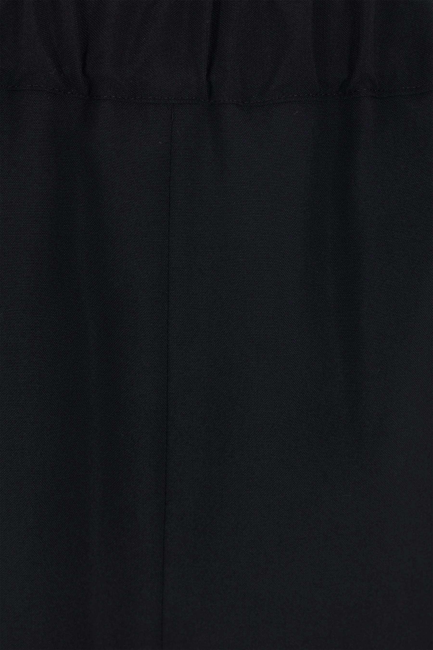 crop trousers in lightweight pleated wool