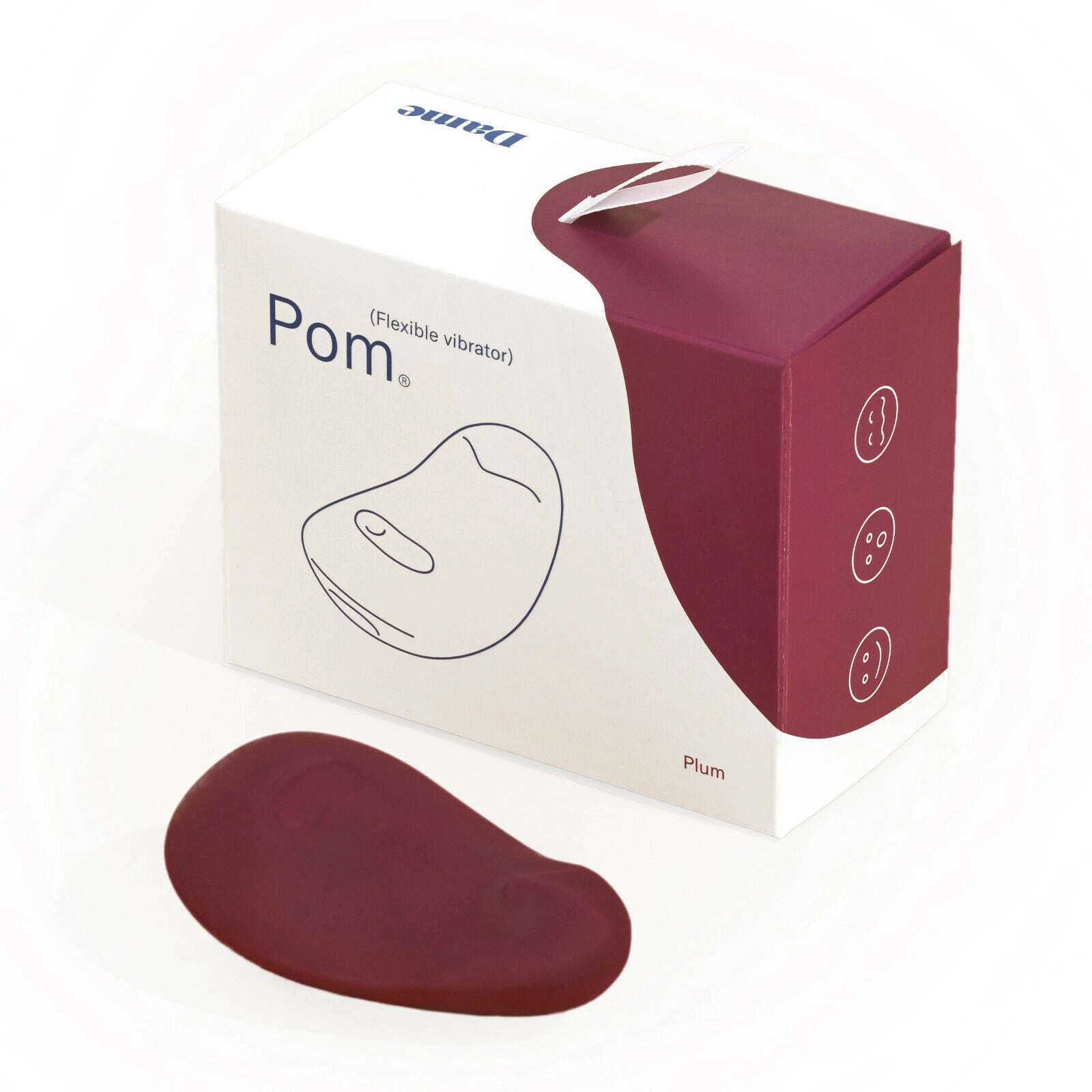 Dame Pom Flexible Vibrator - Plum