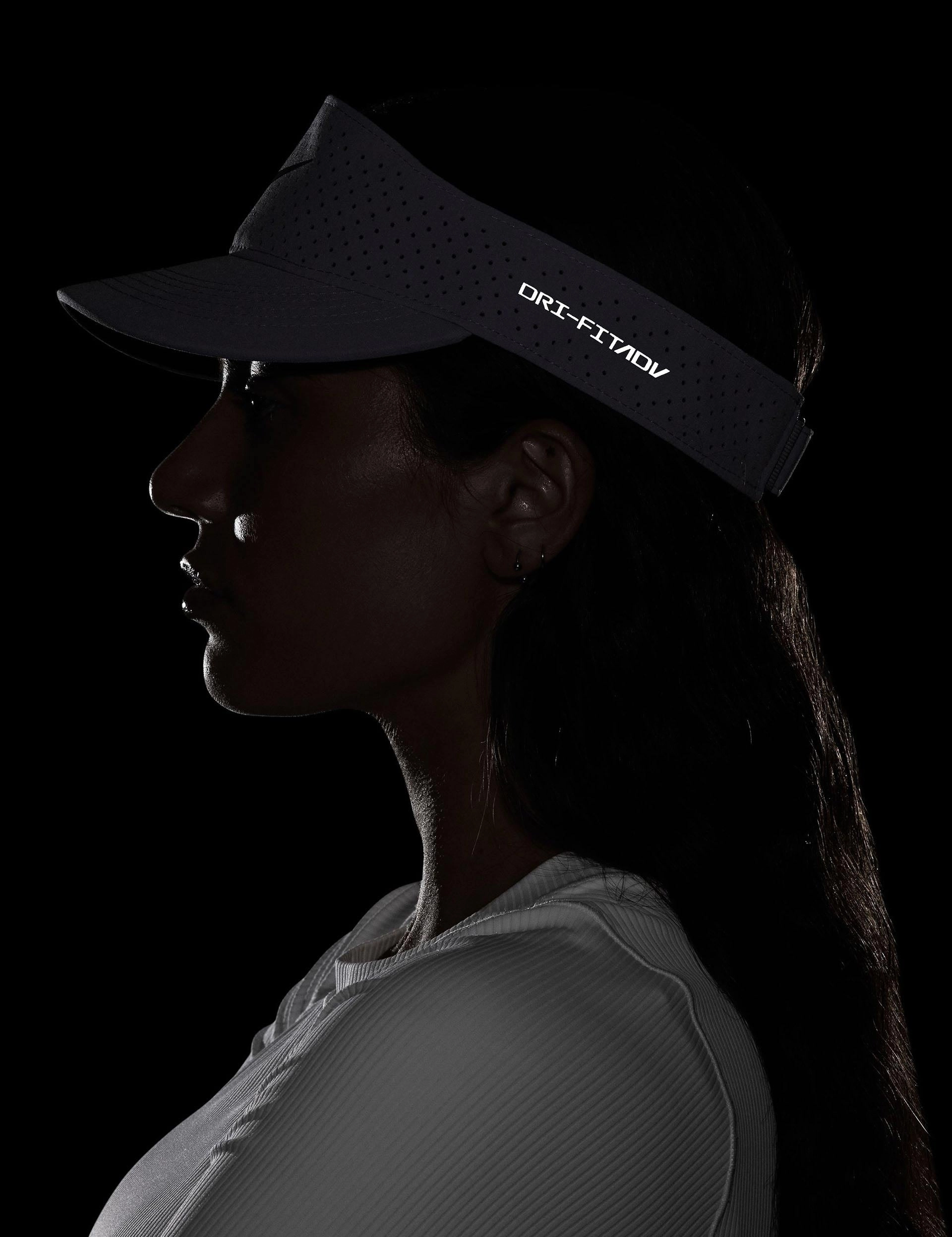 Dri-FIT ADV Ace Tennis Visor - Hydrangeas/Anthracite/Black