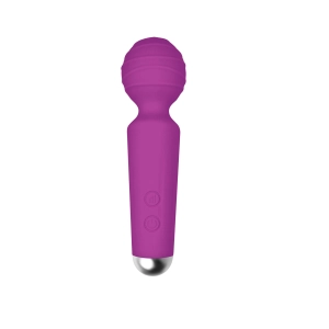 Duet Purple Mini Pleasure Wand Vibrating Massager