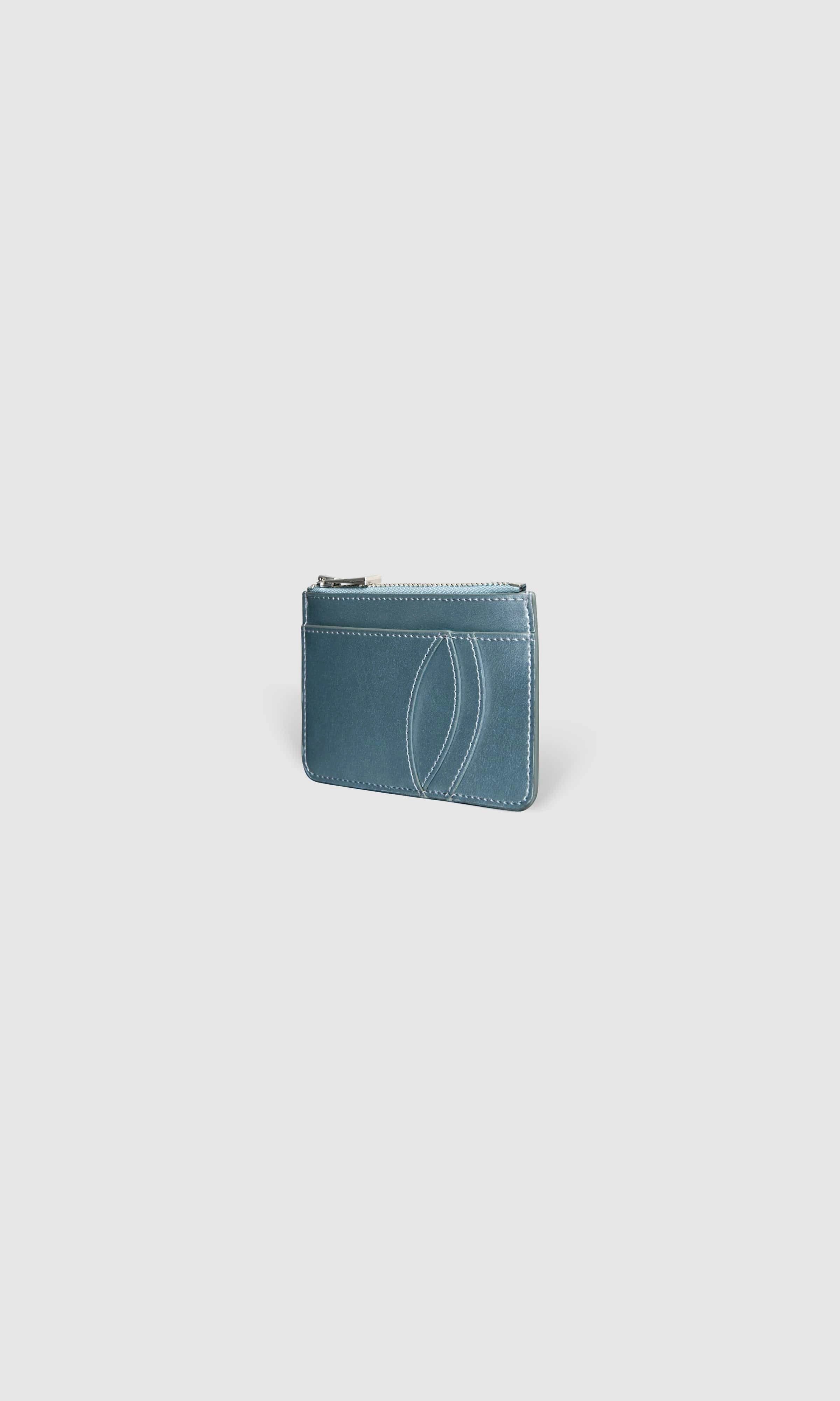 Egalite Apple Leather Vegan Cardholder | Ice