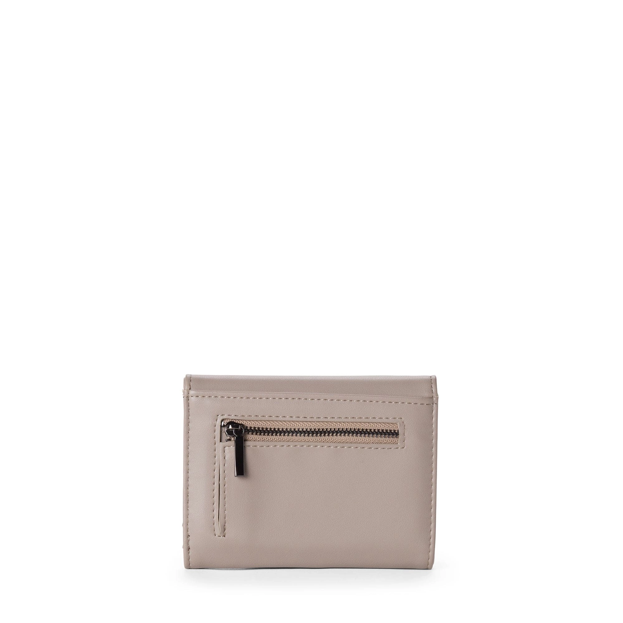 Eli Vegan Leather Wallet | Stone Grey