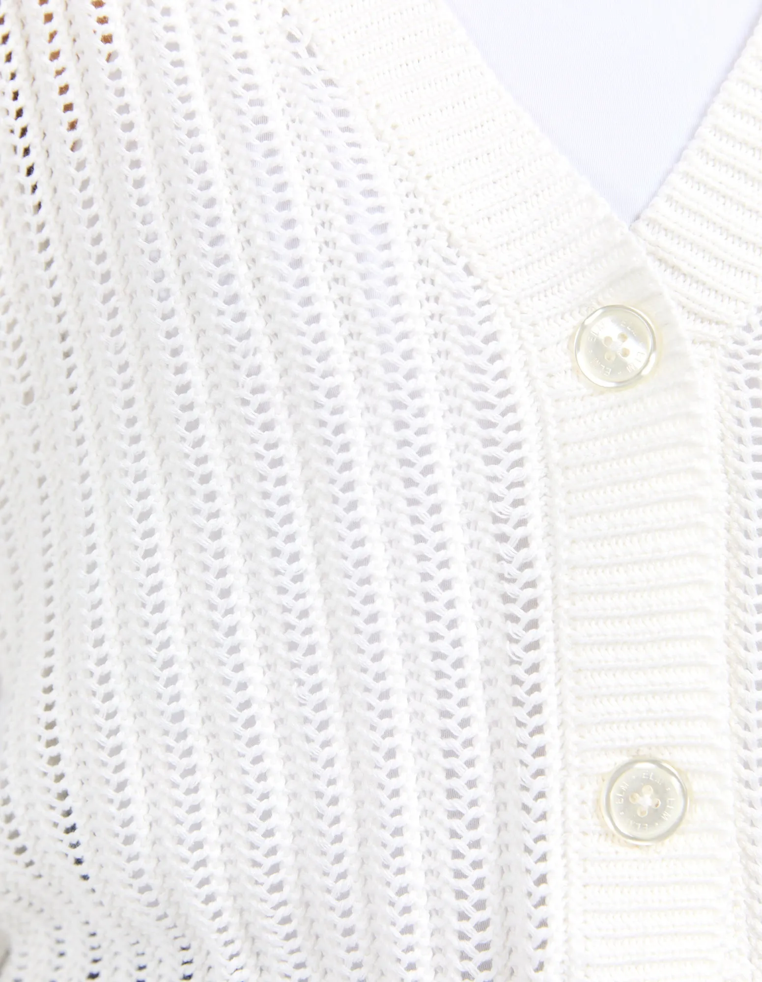 Elm Sasha Lightweight Cardi Marshmallow