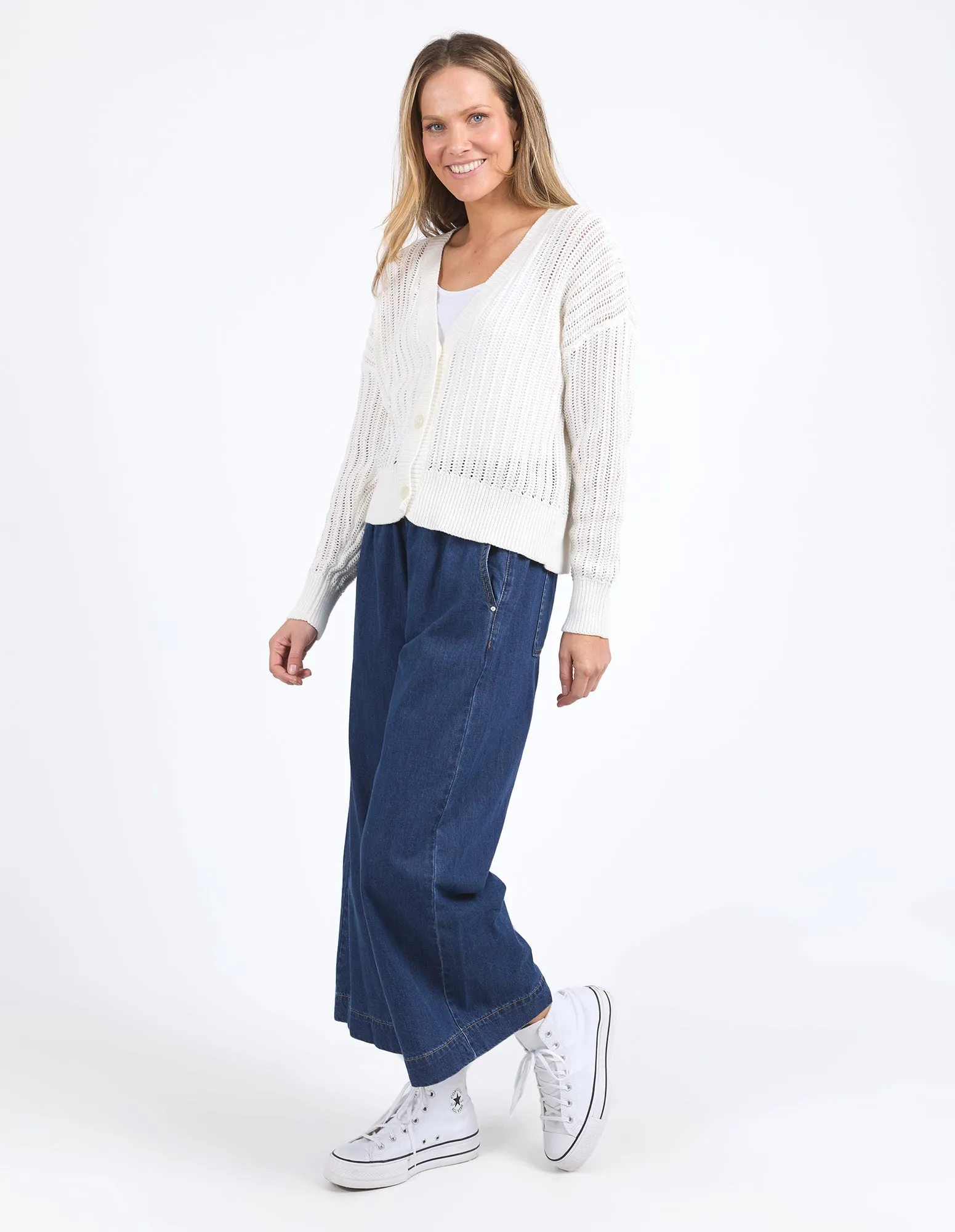 Elm Sasha Lightweight Cardi Marshmallow