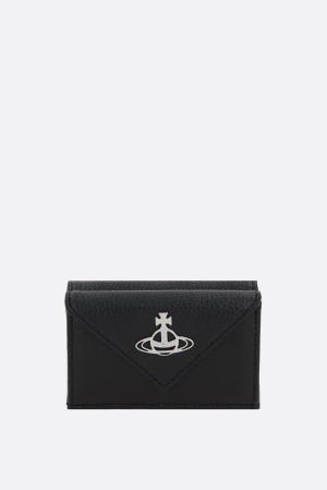 Envelope compact billfold wallet in faux leather