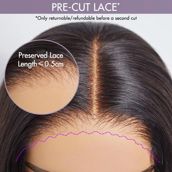 Exclusive Sale | Trendy Short Cut Curly Minimalist HD Lace Glueless Side Part Wig 100% Human Hair