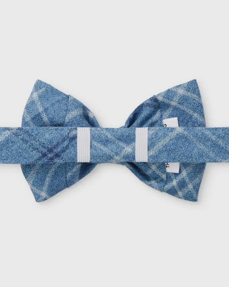 Flannel Dog Bow Tie