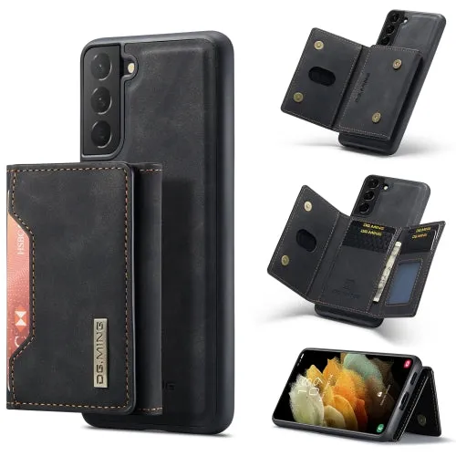 For Samsung Galaxy S21  DG.MING M2 Series 3-Fold Multi Card Bag   Magnetic Back Cover Shockproof