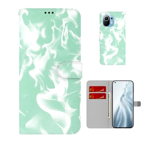 For Xiaomi Mi 11 Cloud Fog Pattern Horizontal Flip Leather Case with Holder  Card Slot