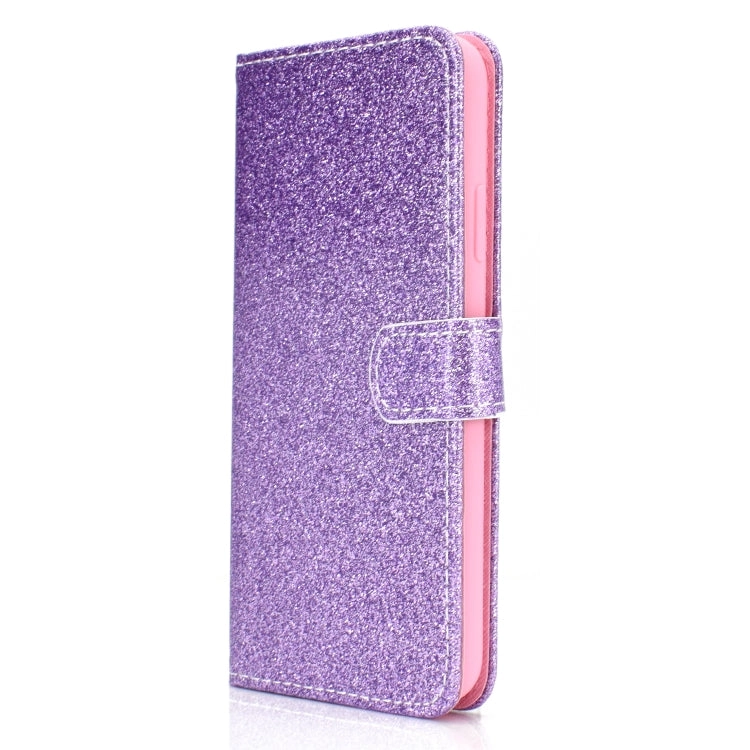 For Xiaomi Mi 11 Glitter Powder Horizontal Flip Leather Case with Card Slots  Holder