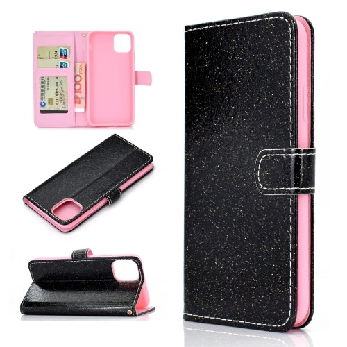 For Xiaomi Mi 11 Glitter Powder Horizontal Flip Leather Case with Card Slots  Holder