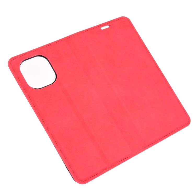 For Xiaomi Mi 11 Retro-skin Business Magnetic Suction Leather Case with Holder  Card Slots