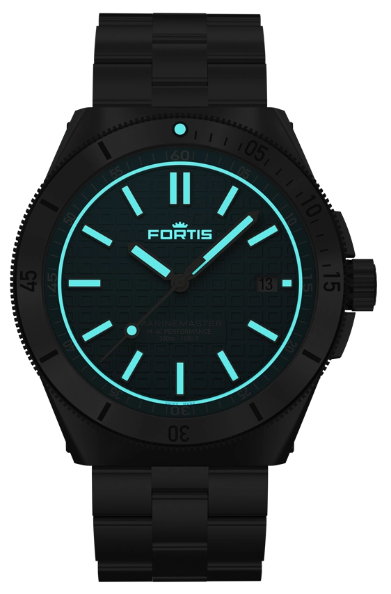 Fortis Marinemaster M-40 Serenity Blue Bracelet