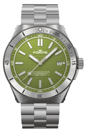 Fortis Marinemaster M-40 Woodpecker Green Bracelet
