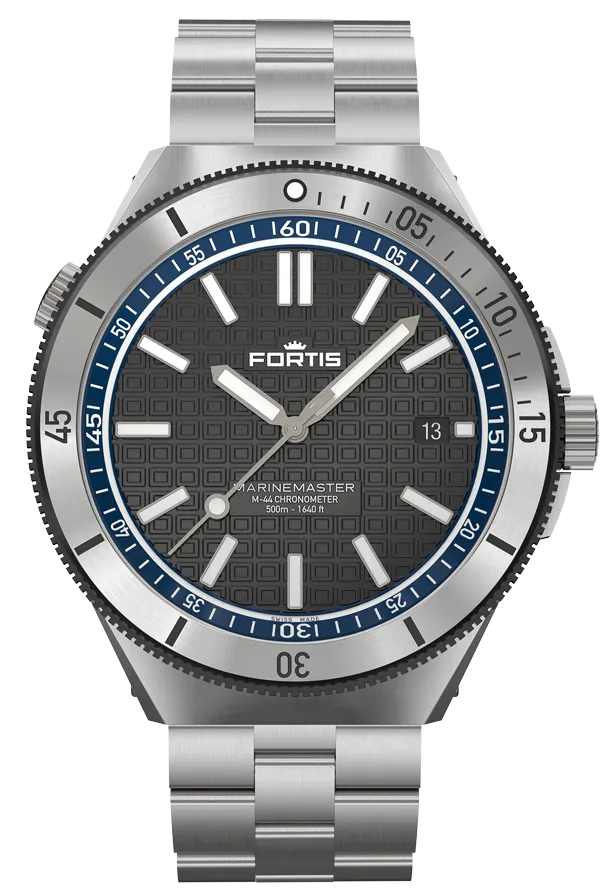 Fortis Marinemaster M-44 COSC Ocean Blue Bracelet