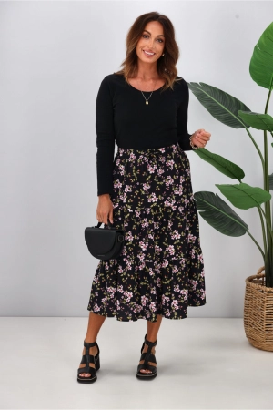 Gloss The Label Cynthia Skirt Enchanted Floral