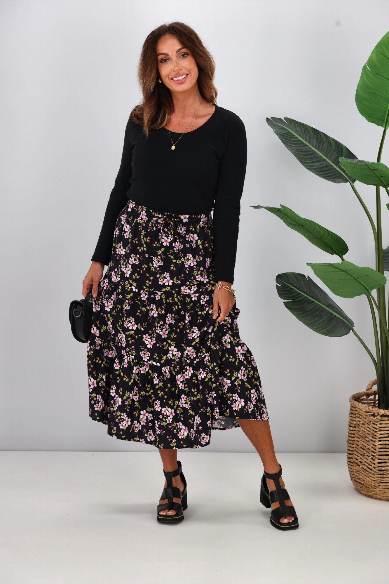 Gloss The Label Cynthia Skirt Enchanted Floral