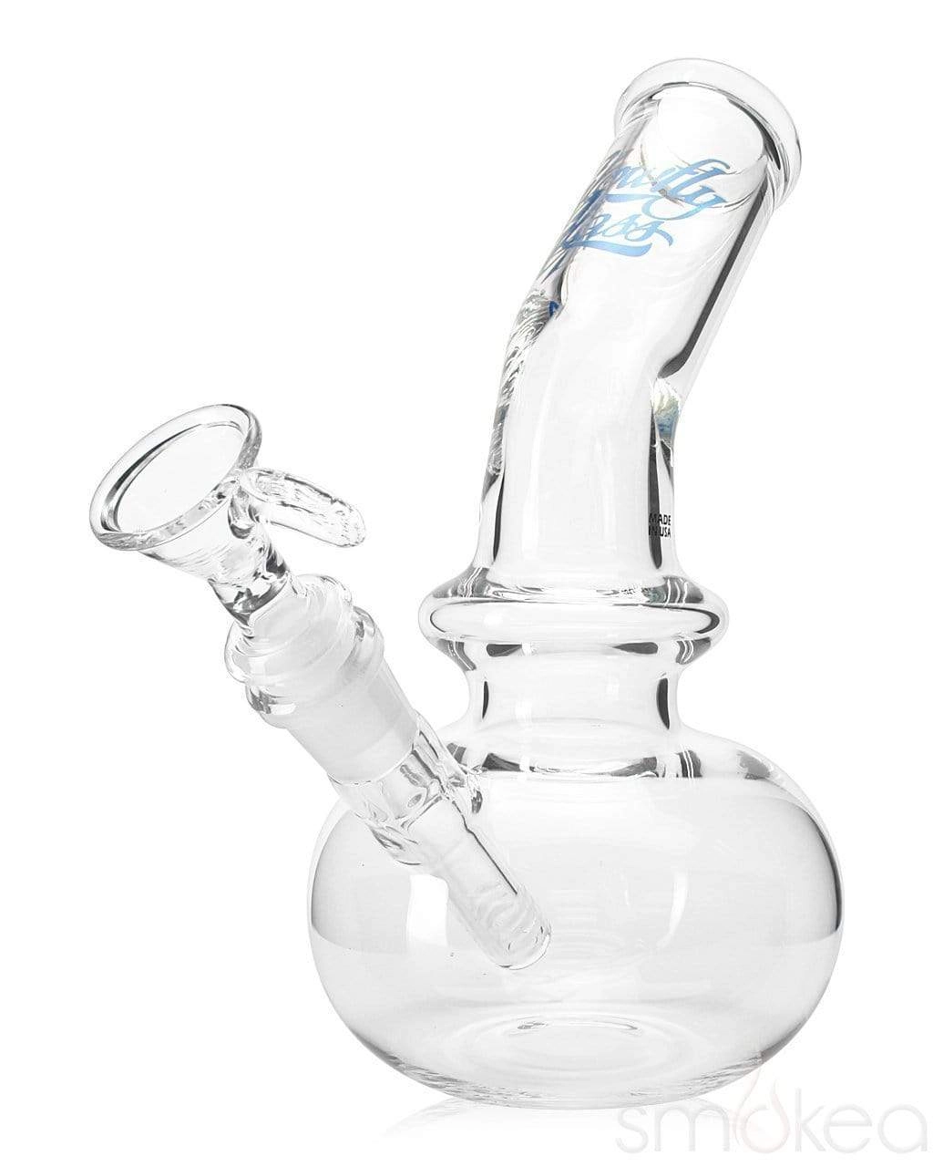 Glowfly Glass 10" Bent Neck Bong