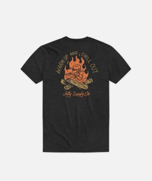 Grom Warm Up Tee - Charcoal